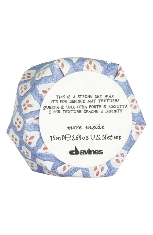 Davines This is a Strong Dry Wax 