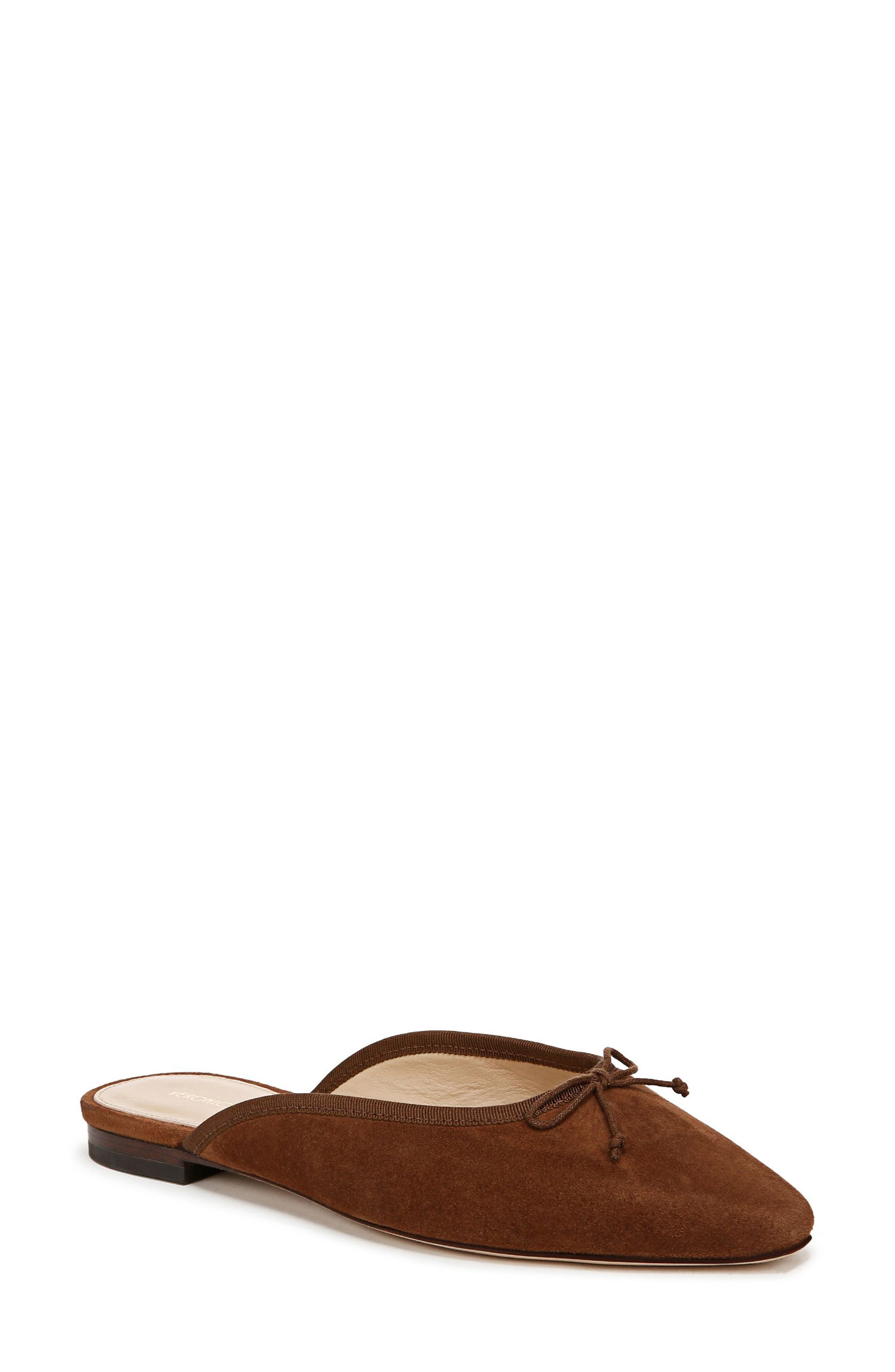 Veronica Beard Catherine Ballet Mule, Main, color, Cedar