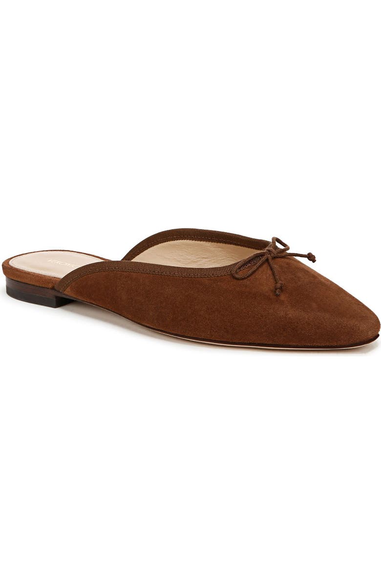 Veronica Beard Catherine Ballet Mule, Main, color, Cedar