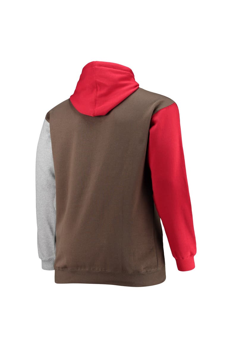 Men's Red/Black Tampa Bay Buccaneers Big & Tall Pullover Hoodie, Alternate, color, Red