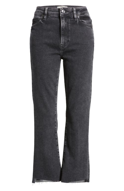 FRAME FRAME LE CROP HIGH WAIST RAW HEM MINI BOOTCUT JEANS 