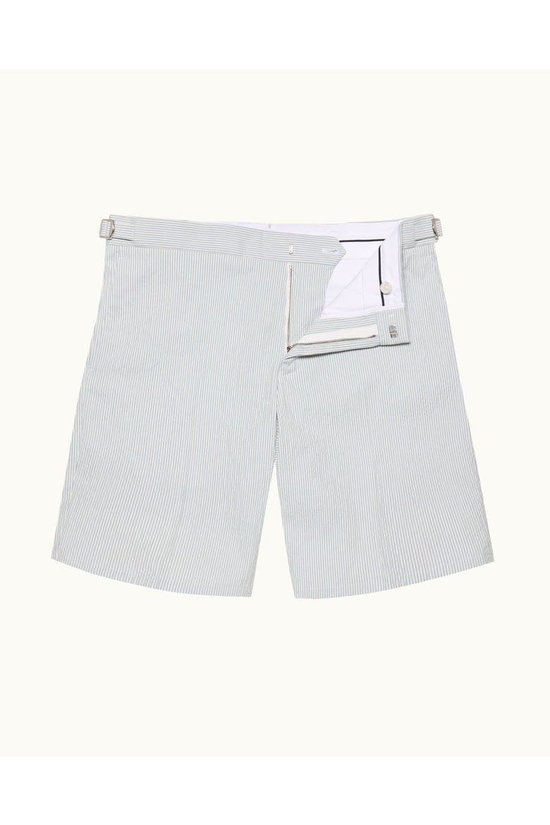 Norwich Seersucker Tailored-Fit Shorts, Alternate, color, WAVE BLUE/WHITE SAND STRIPE