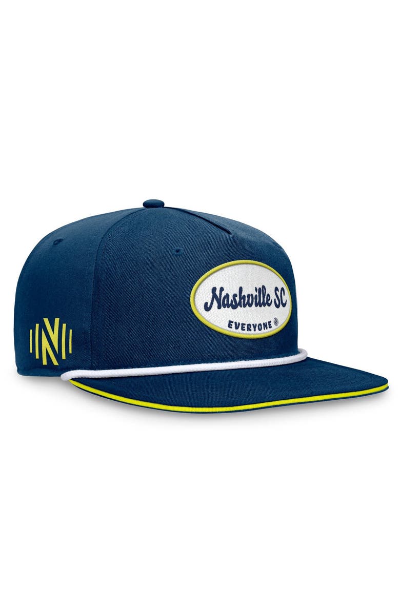 FANATICS Men's Fanatics Branded Navy Nashville SC Iron Golf Snapback Hat, Main, color, Navy