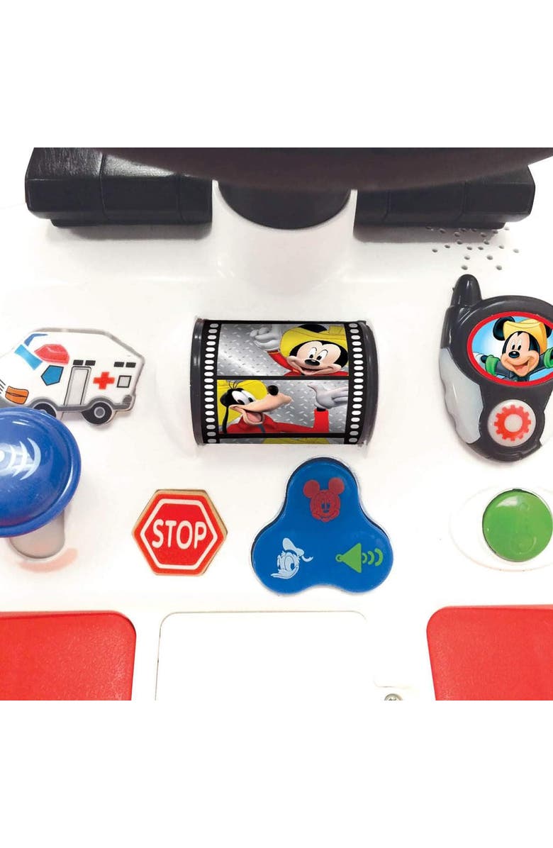 Kiddieland Disney Mickey Mouse Activity Fire Truck Light & Sound Rideon, Alternate, color, Multicolored