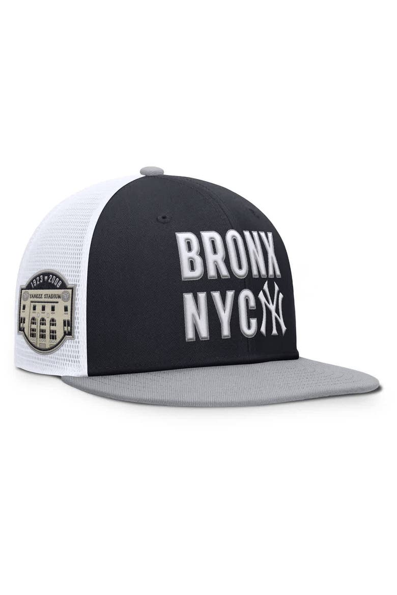Men's Nike  Navy New York Yankees Pro Trucker Snapback Hat, Main, color, Navy