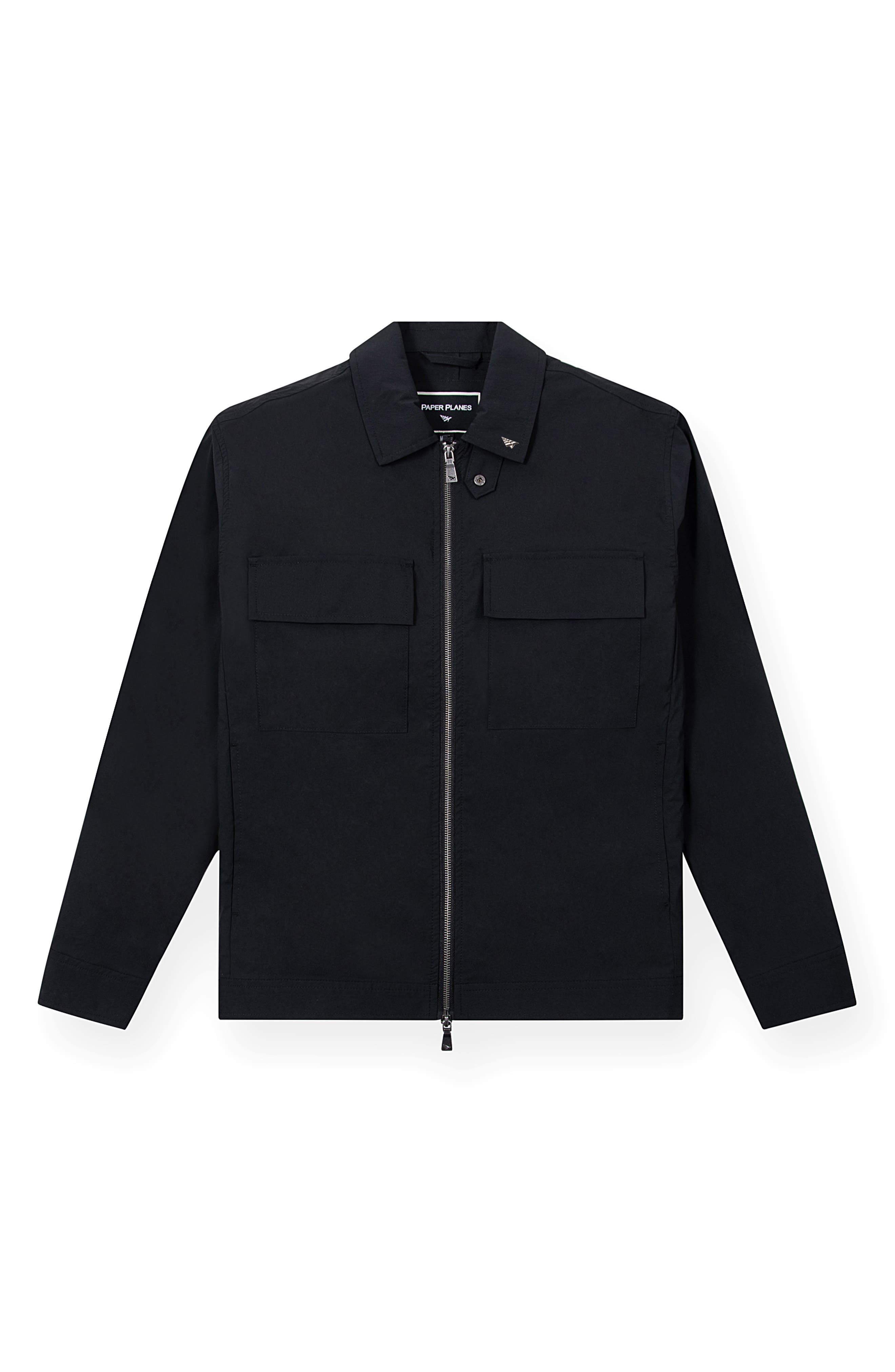 Cotton Blend Utility Jacket