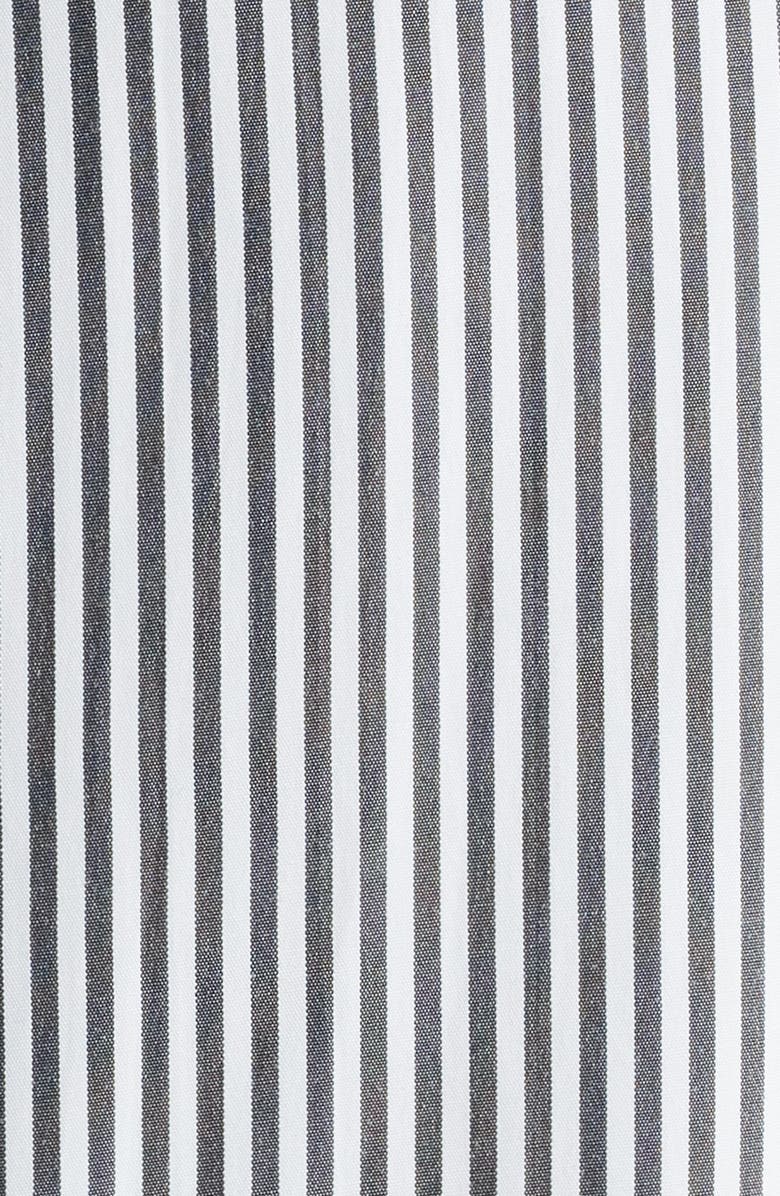 KROST Embroidered Stripe Button-Up Shirt, Alternate, color, Black