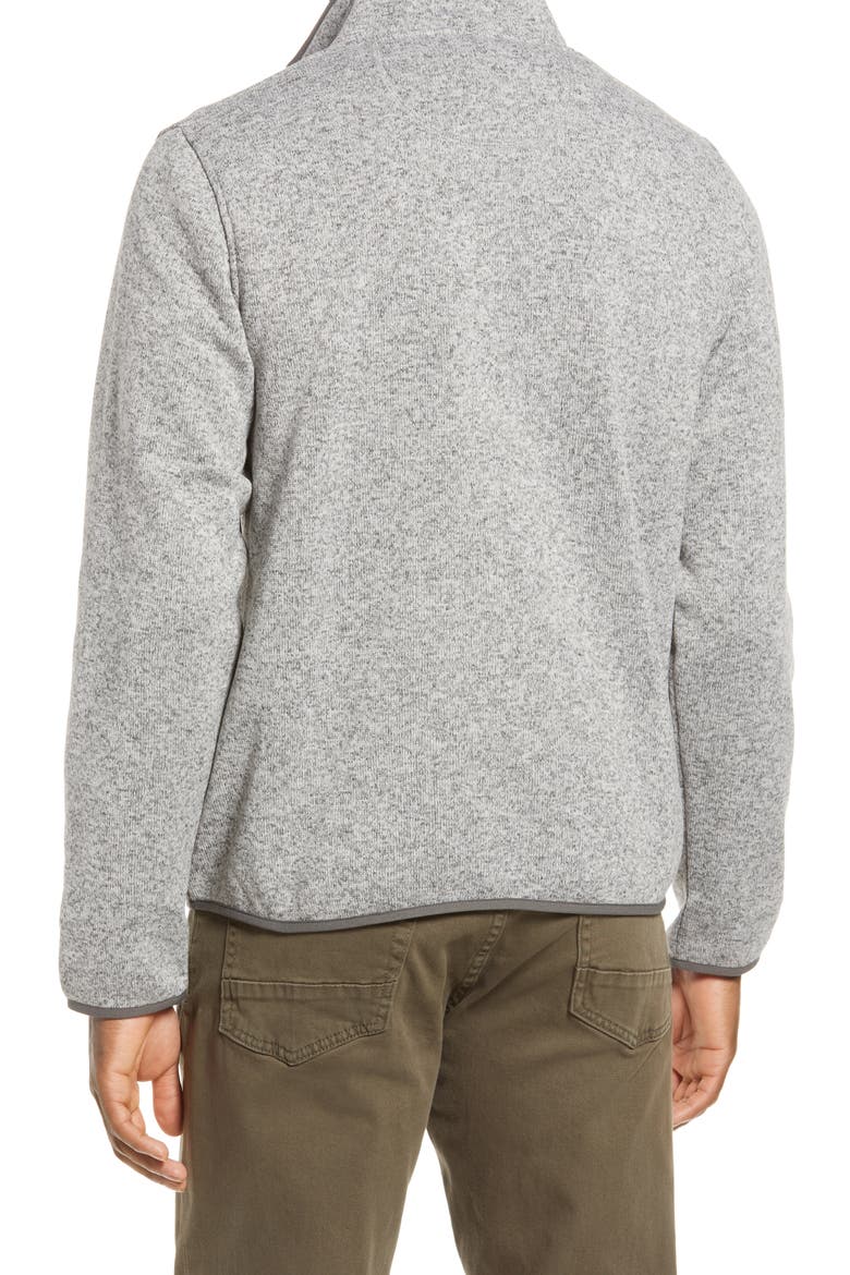 Sweater Fleece Pullover, Alternate, color, GREY HEATHER