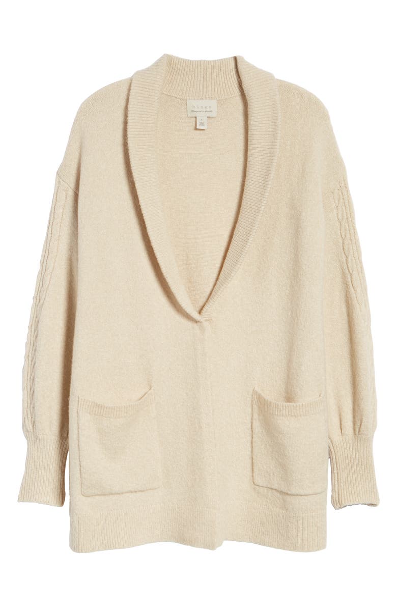 Hinge Longline Cardigan, Alternate, color, 