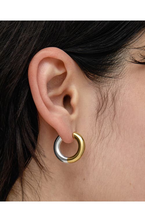 Monica Vinader Small Essential Tube Huggie Hoop Earrings