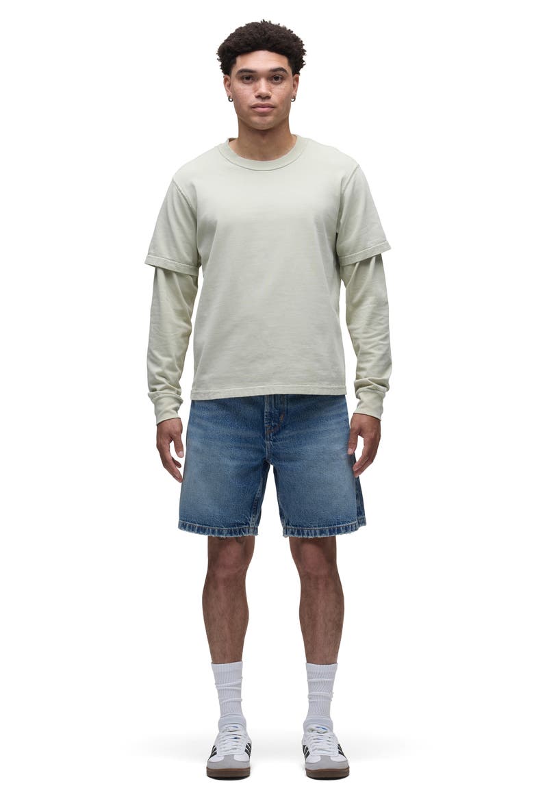 Clint Denim Shorts, Alternate, color, INDIO