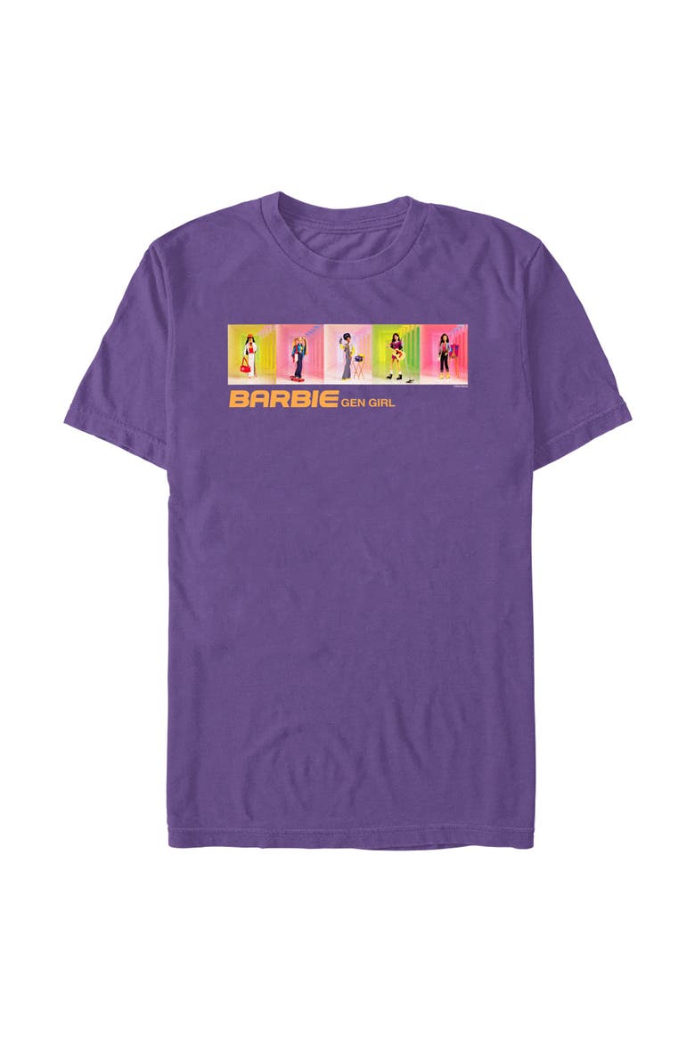 Men's Gen Girl Lineup T-Shirt, Main, color, Purple