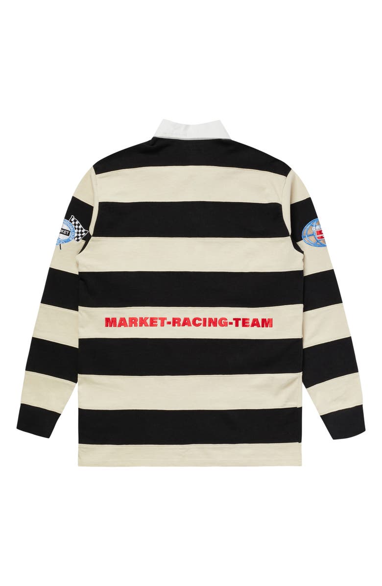 MARKET Grand Prix Embroidered Cotton Graphic Rugby Shirt, Alternate, color, 