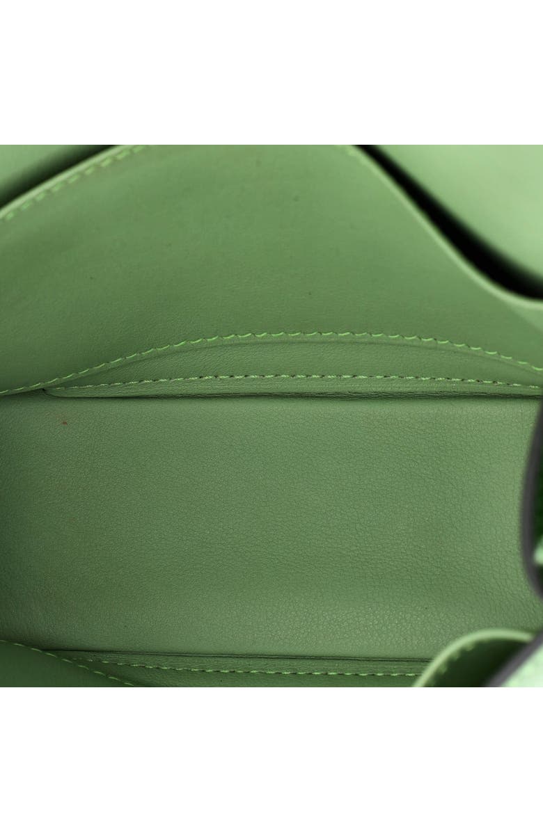 Pre-Owned Hermes Geta Bag Chevre Mysore, Alternate, color, Vert Criquet