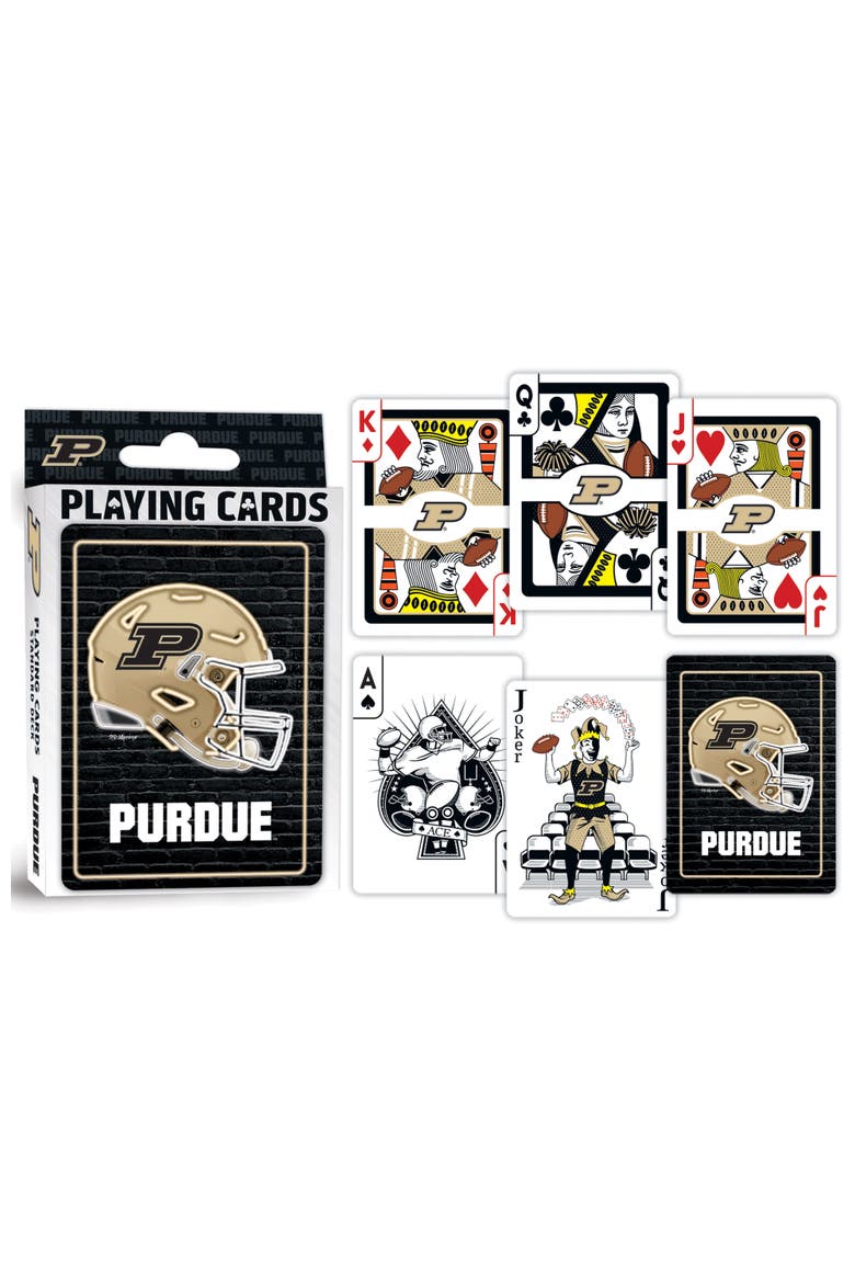 Purdue Boilermakers Neon Playing Cards, Alternate, color, Multicolor