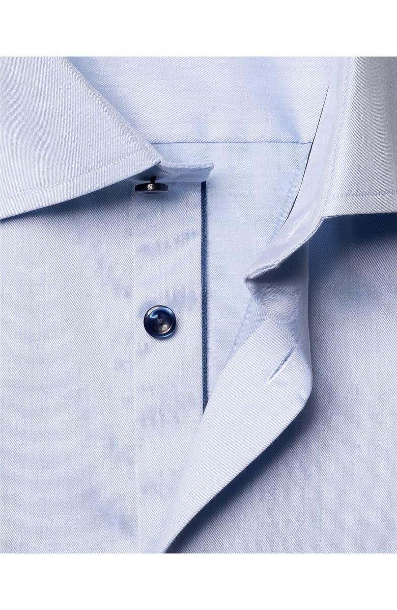 Eton Slim Fit Twill Dress Shirt, Alternate, color, Light/ Pastel Blue