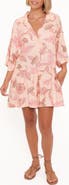 Petal & Pup Ellisa Print Linen Blend Romper