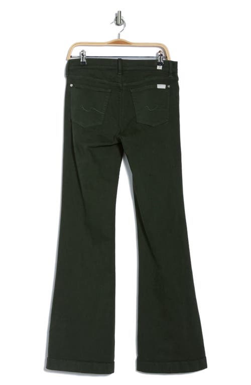 7 For All Mankind Dojo Wide Leg Flare Pants In Army