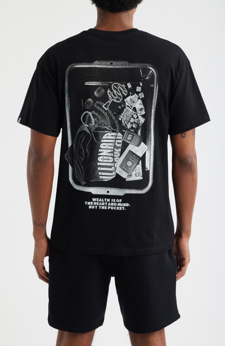 Billionaire Boys Club BB First Class Cotton Graphic T-Shirt, Alternate, color, Black