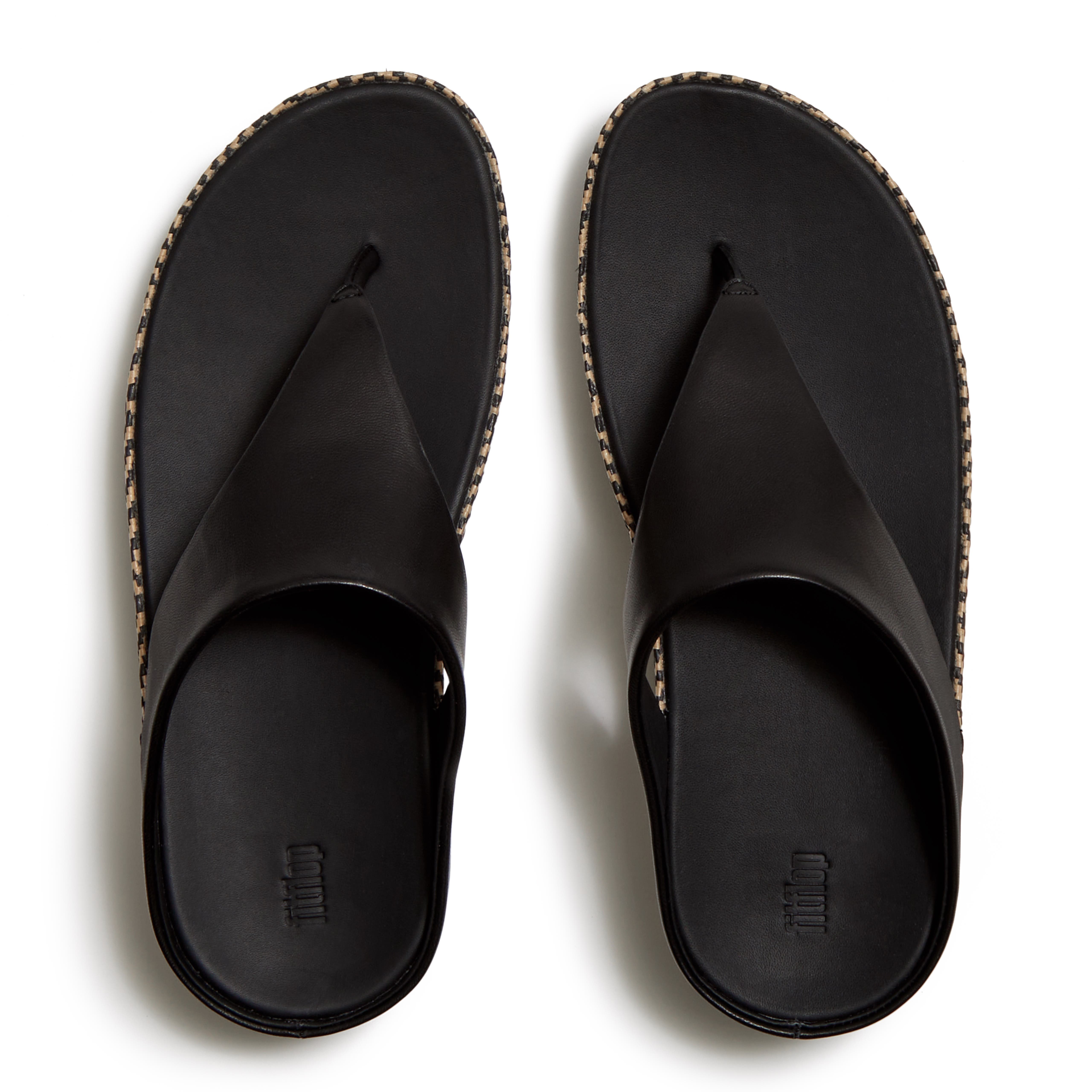 FitFlop Lulu Lux Graph-Weave TP Sandal, Alternate, color, Black