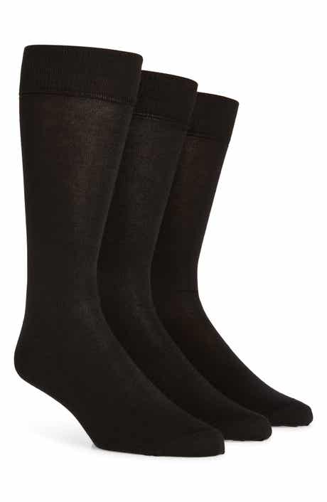 Lorenzo Uomo Assorted 3-Pack Cotton Blend Dress Socks