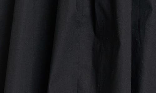 Wayf Zelma Short Sleeve Babydoll Minidress In Black