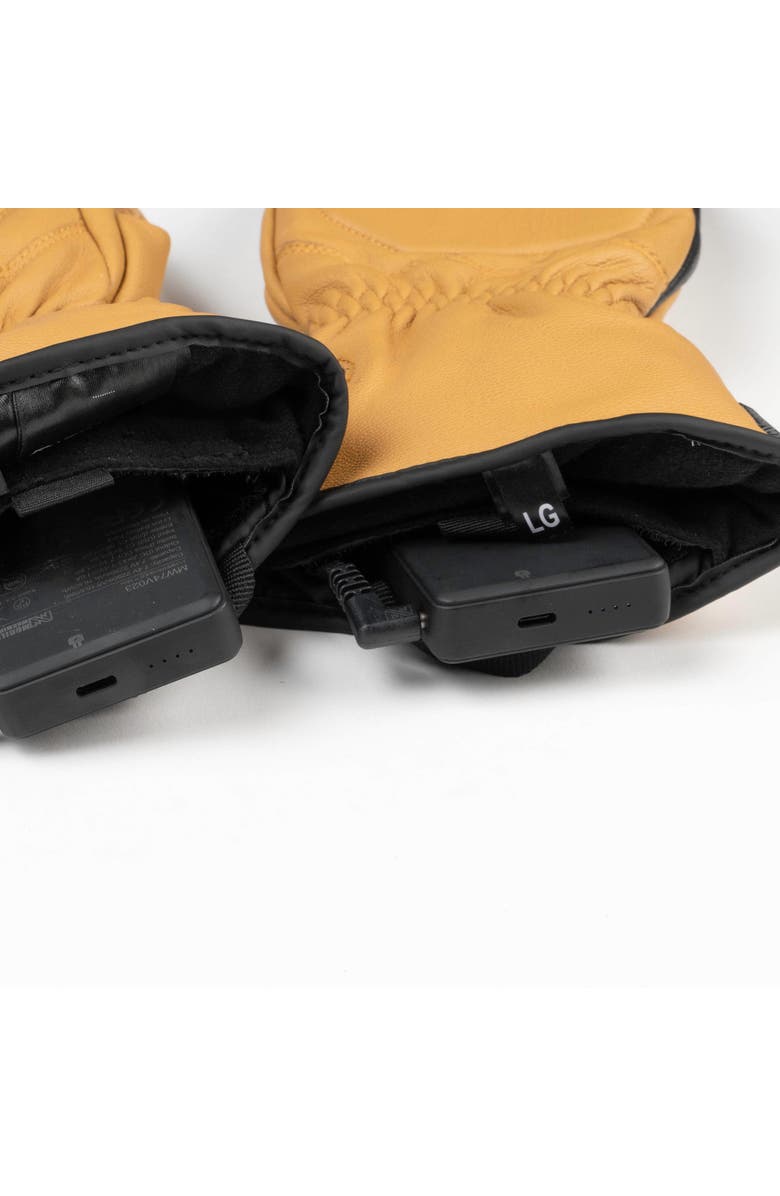 Mobile Warming Ranger V2 Waterproof Heated Leather Glove, Alternate, color, Tan