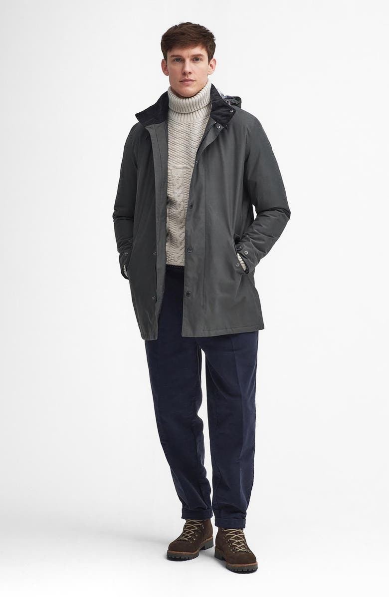 Barbour Chelsea Waterproof Jacket with Removable Hood, Alternate, color,