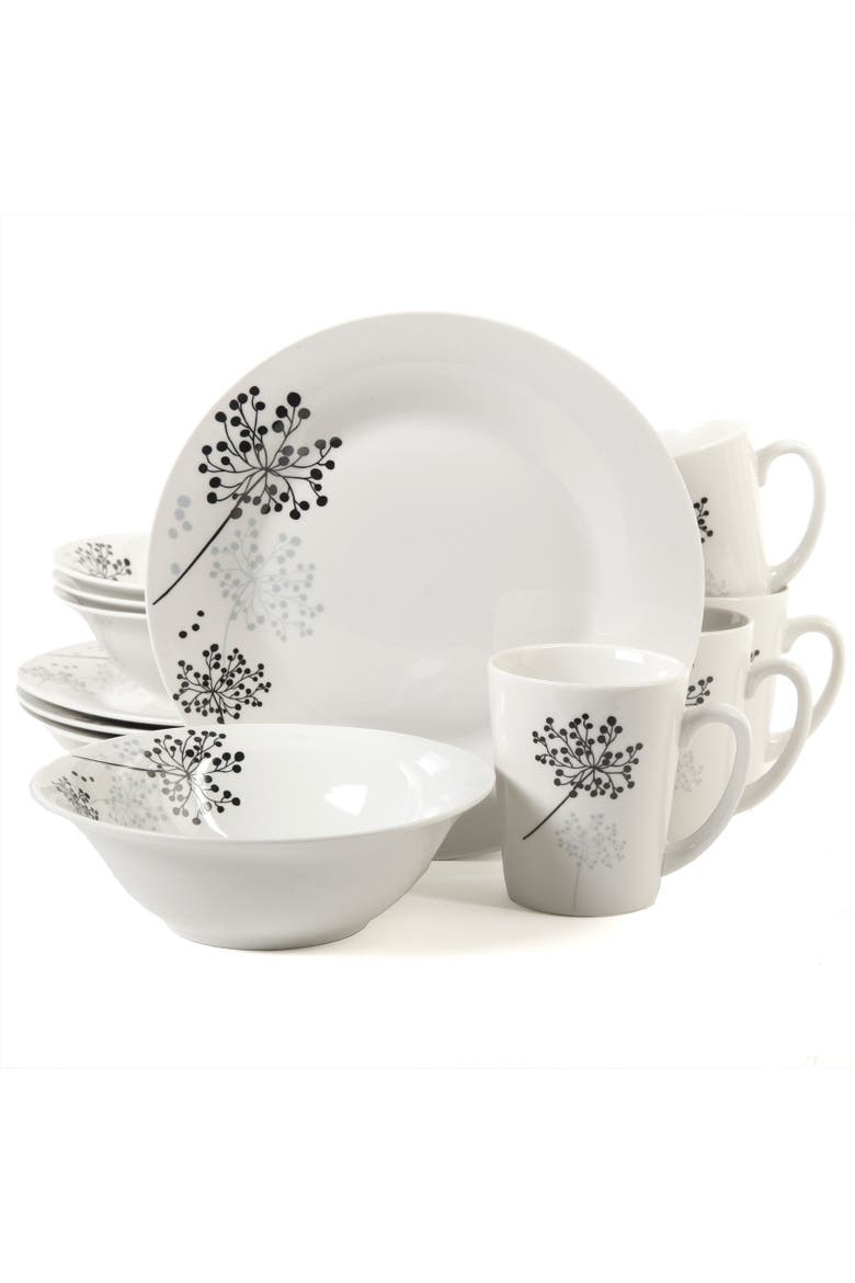Netherwood 12-Piece Dinnerware Set, Alternate, color, White