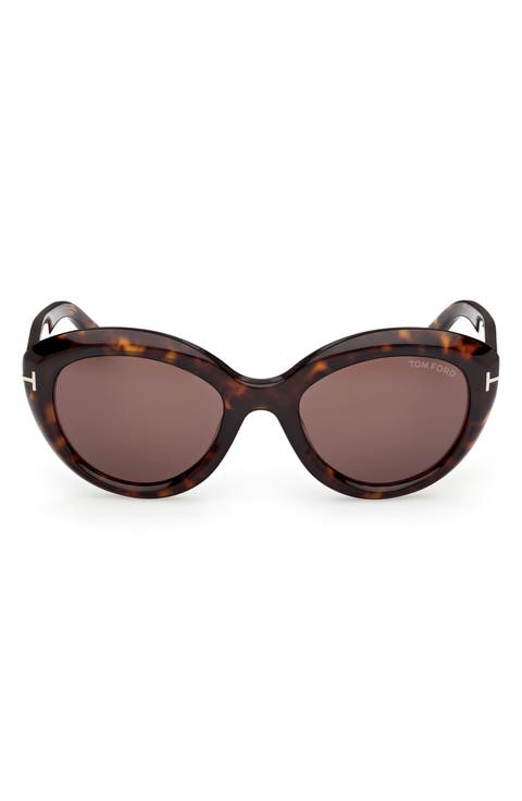Stacy 53mm Cat Eye Sunglasses
