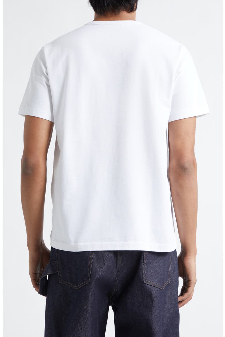 Embroidered Anchor Logo Cotton T-Shirt, Alternate, color, WHITE