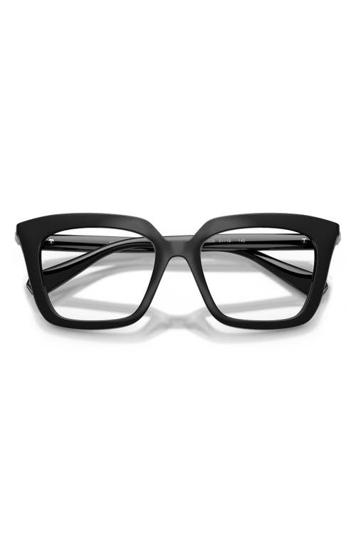 Swarovski 49mm Square Optical Glasses In Black