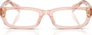 Prada 52mm Rectangular Optical Glasses