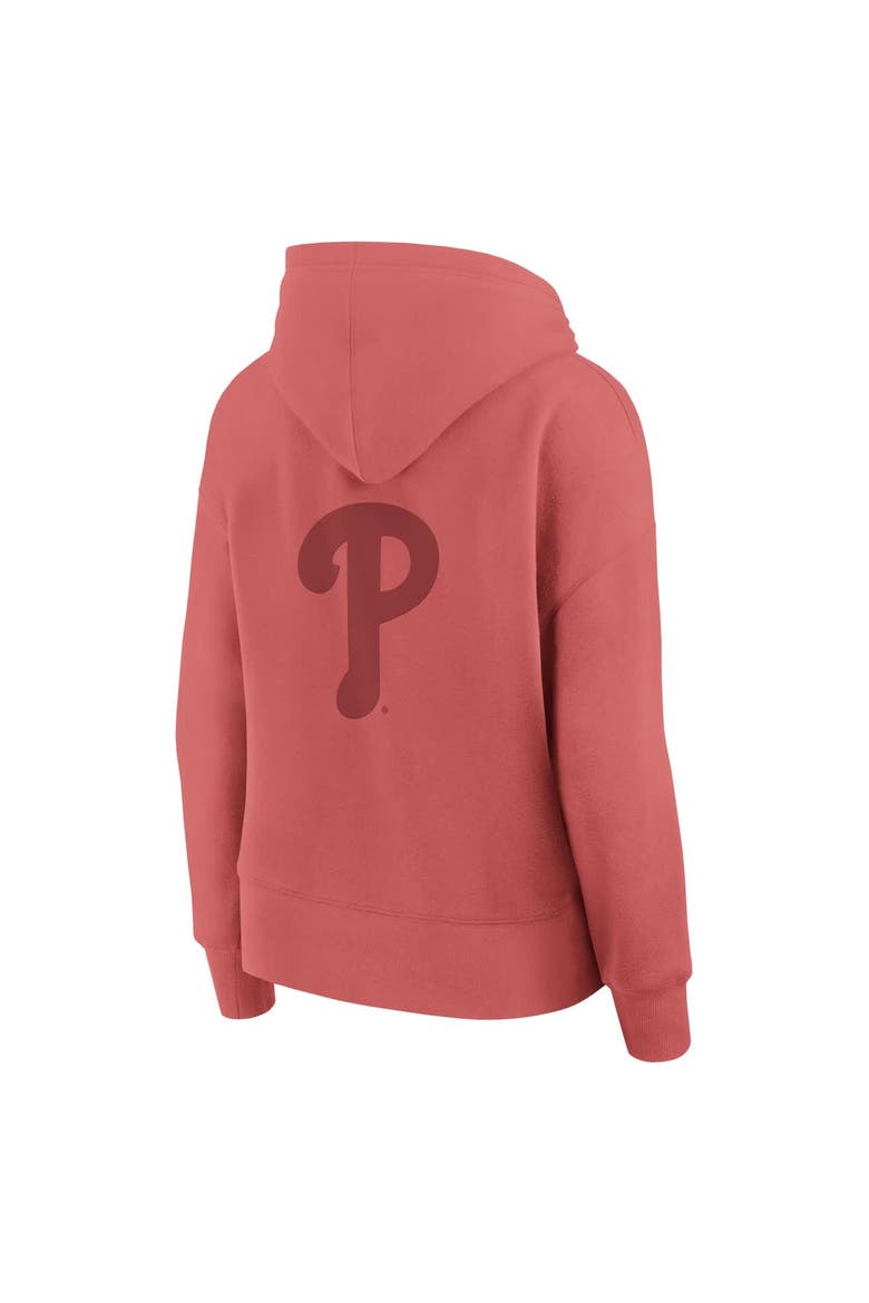 Women's Fanatics Red Philadelphia Phillies Elements Future Ground Subtle Tonal Pullover Hoodie, Alternate, color, Red