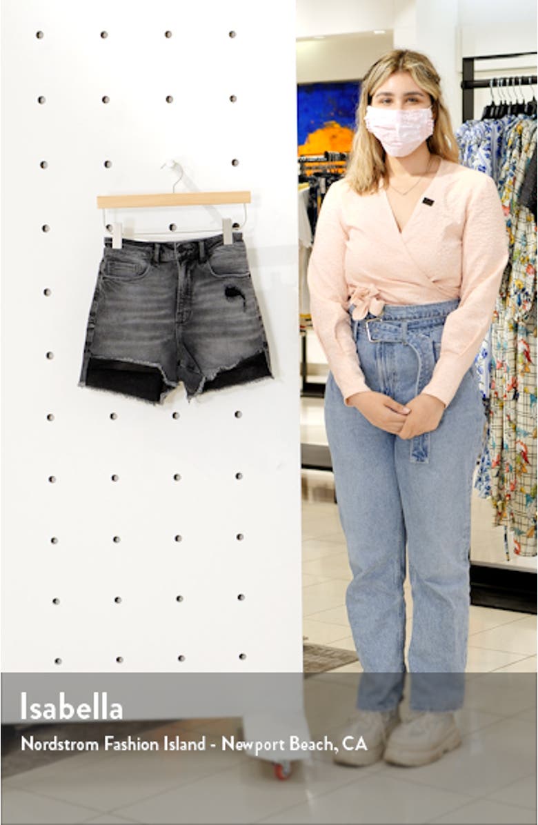 Good Curve High Waist Cutoff Shorts, sales video thumbnail