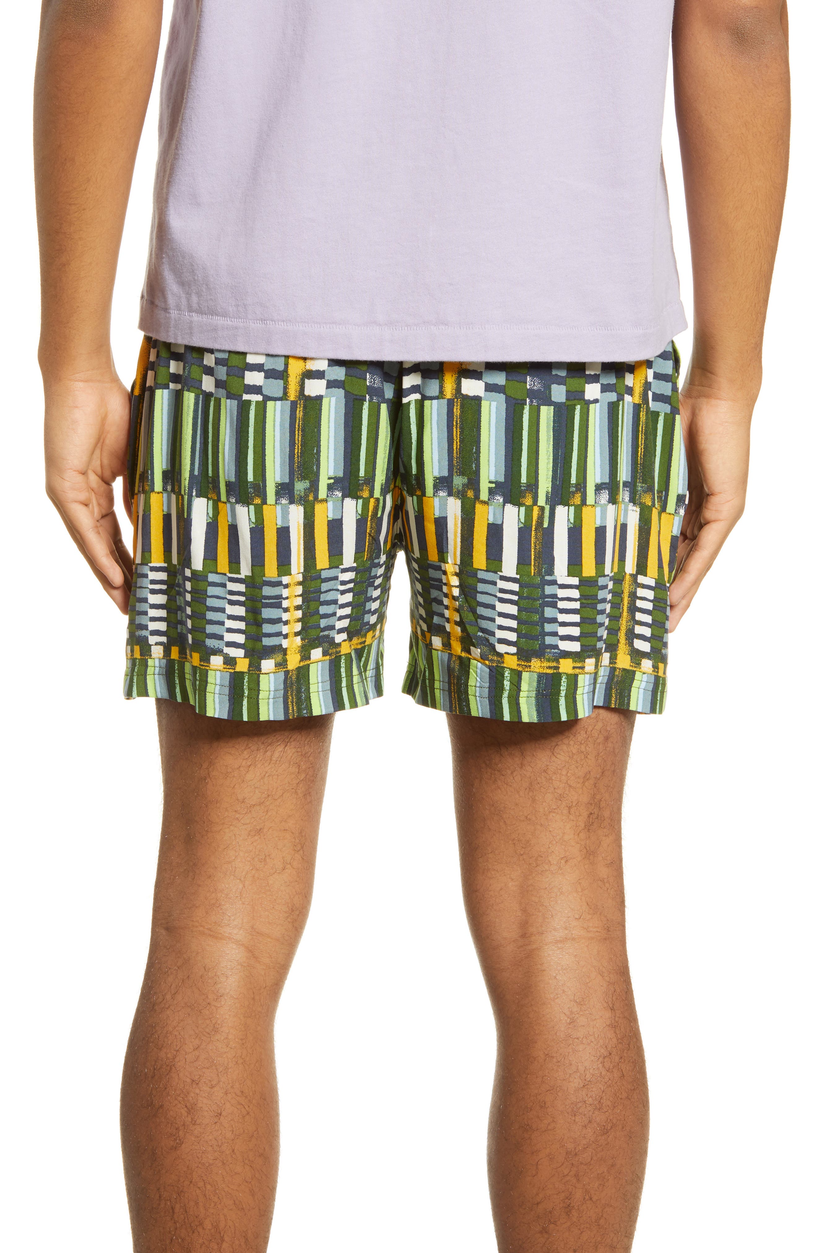 Native Youth Albers Geo Print Drawstring Shorts (Men) | Nordstromrack