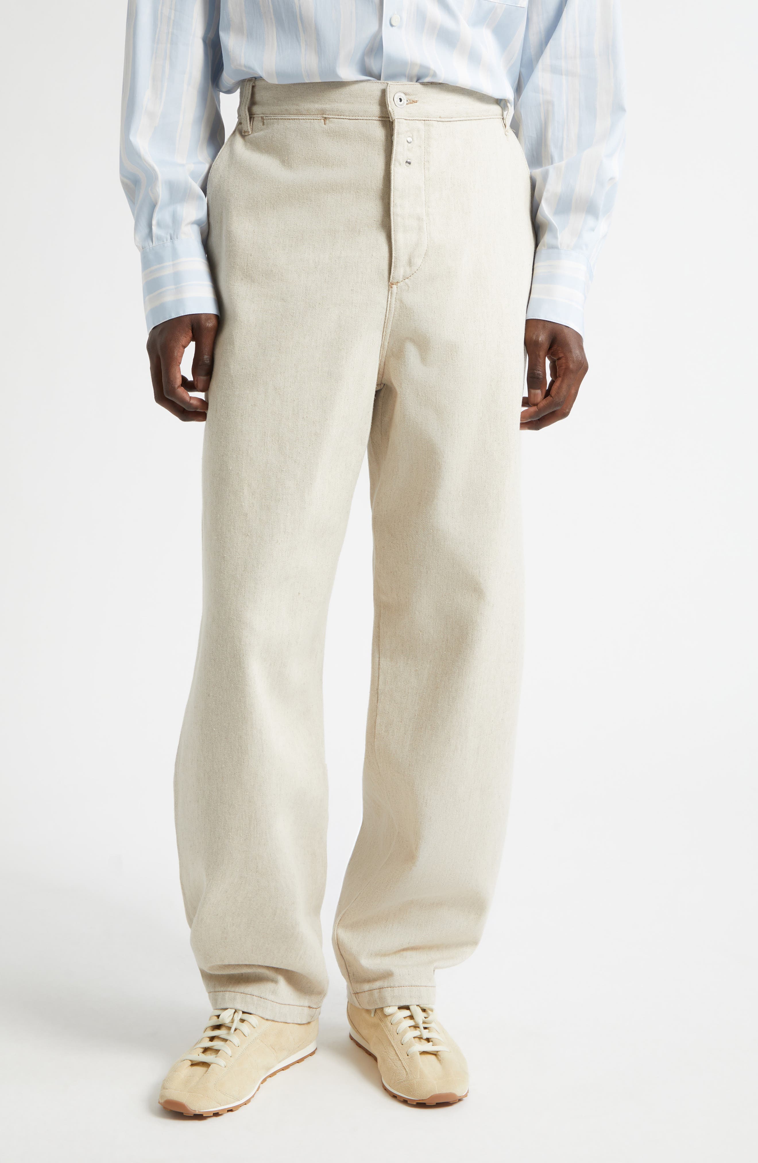 Le de-Nimes Paysan Straight Leg Jeans