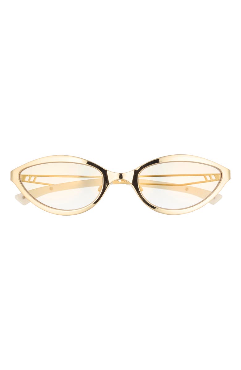Le Specs Glitch 58mm Cat Eye Sunglasses, Main, color, Bright Gold