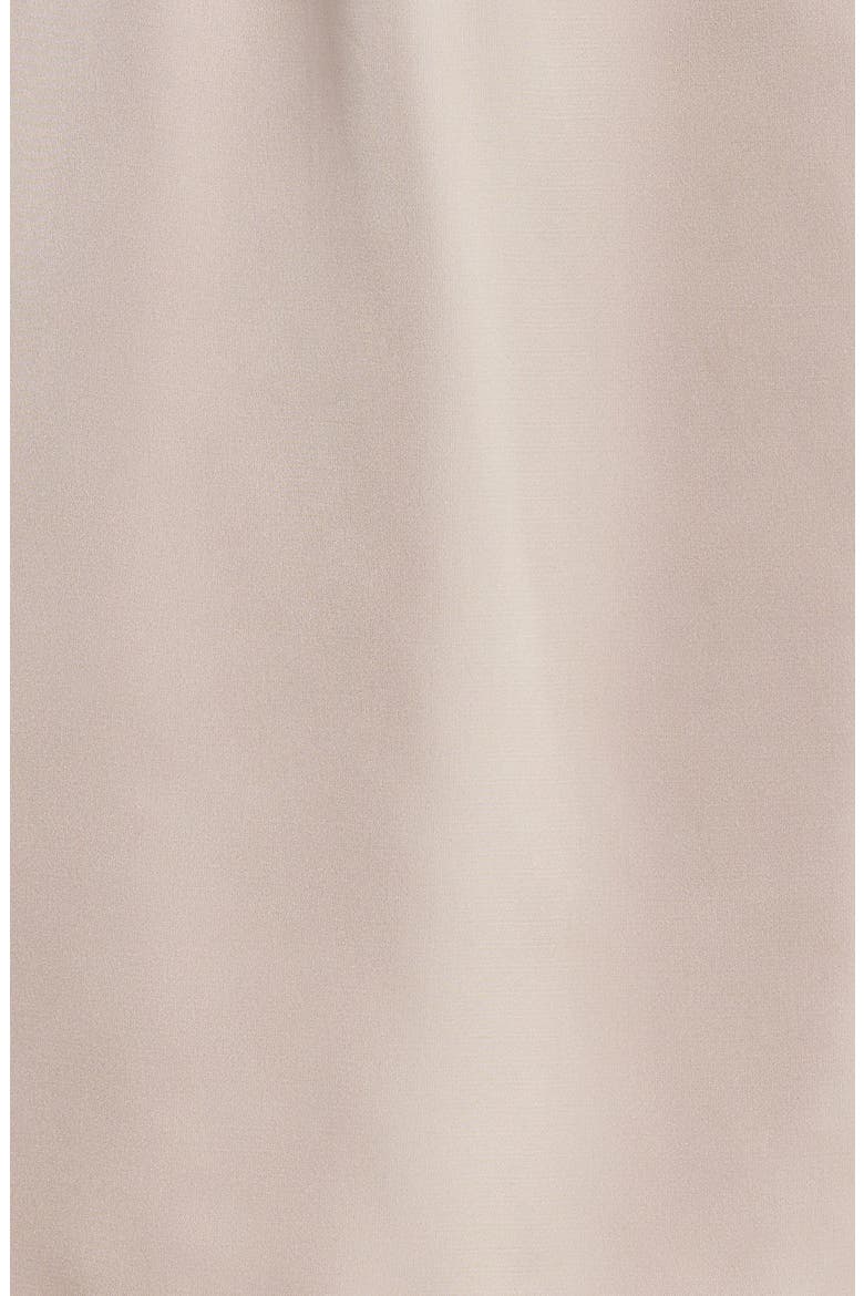 Scalloped Lace Trim Satin Slip Skirt, Alternate, color, BEIGE STRING