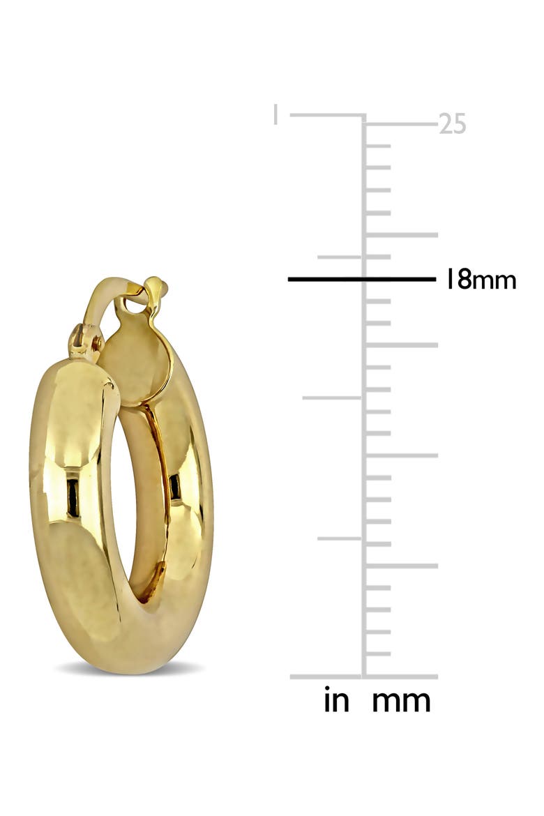 18mm Hoop Earrings, Alternate, color, GOLD