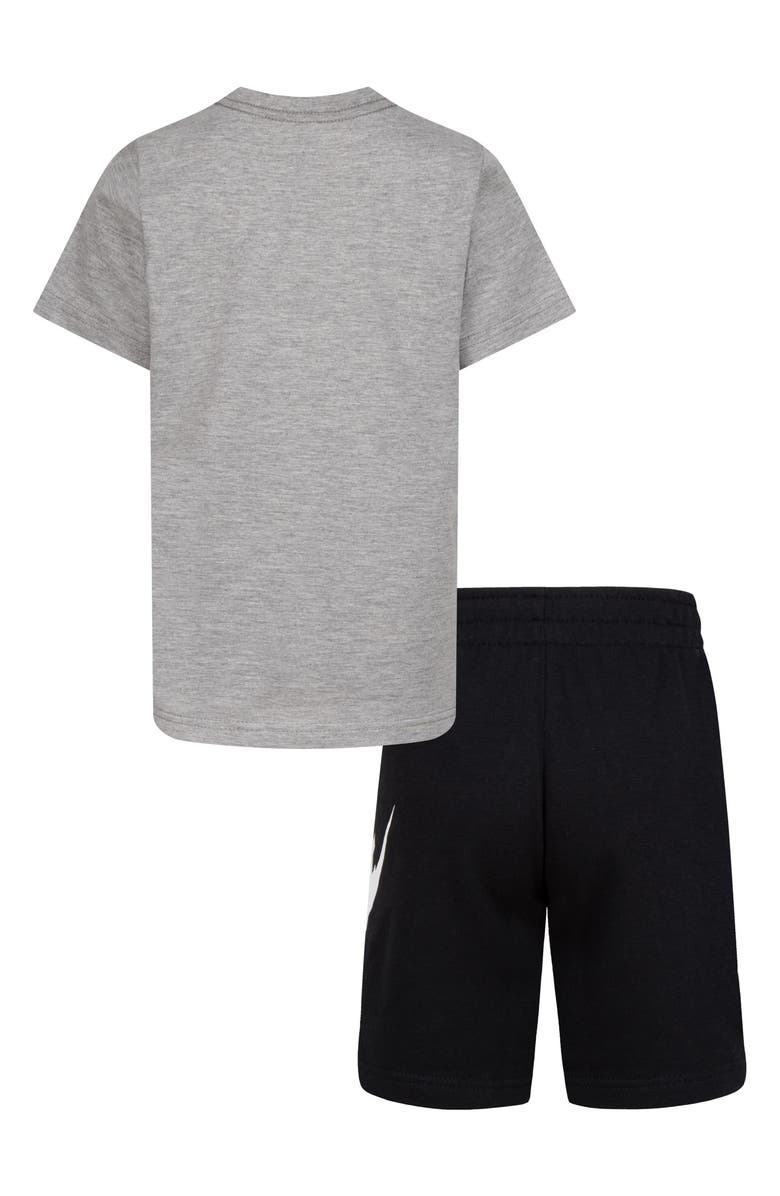 Nike Kids' Crew Tee & Knit Shorts Set, Alternate, color, Black