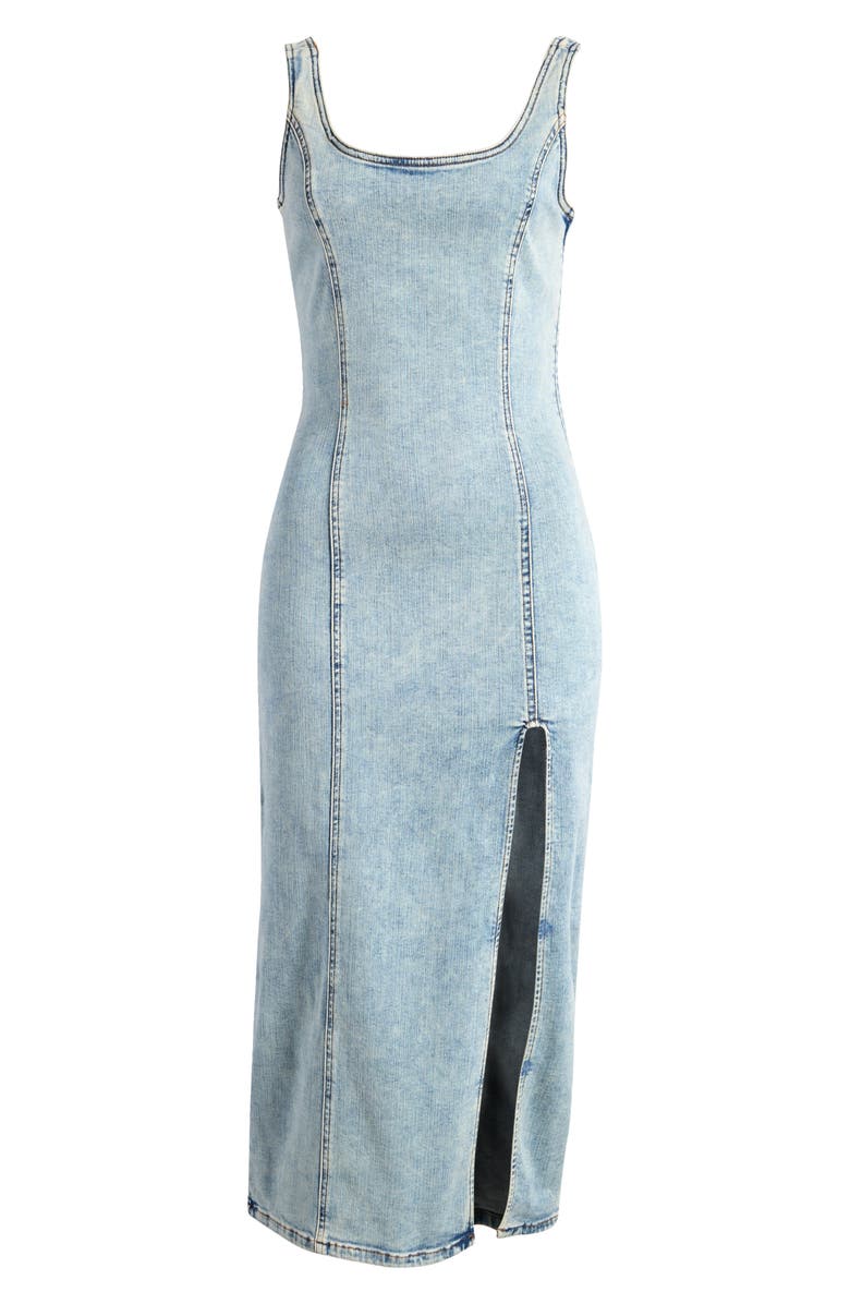 BLANKNYC Denim Midi Dress, Alternate, color,
