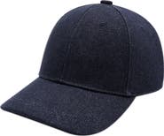 Bruno Magli Denim Baseball Cap