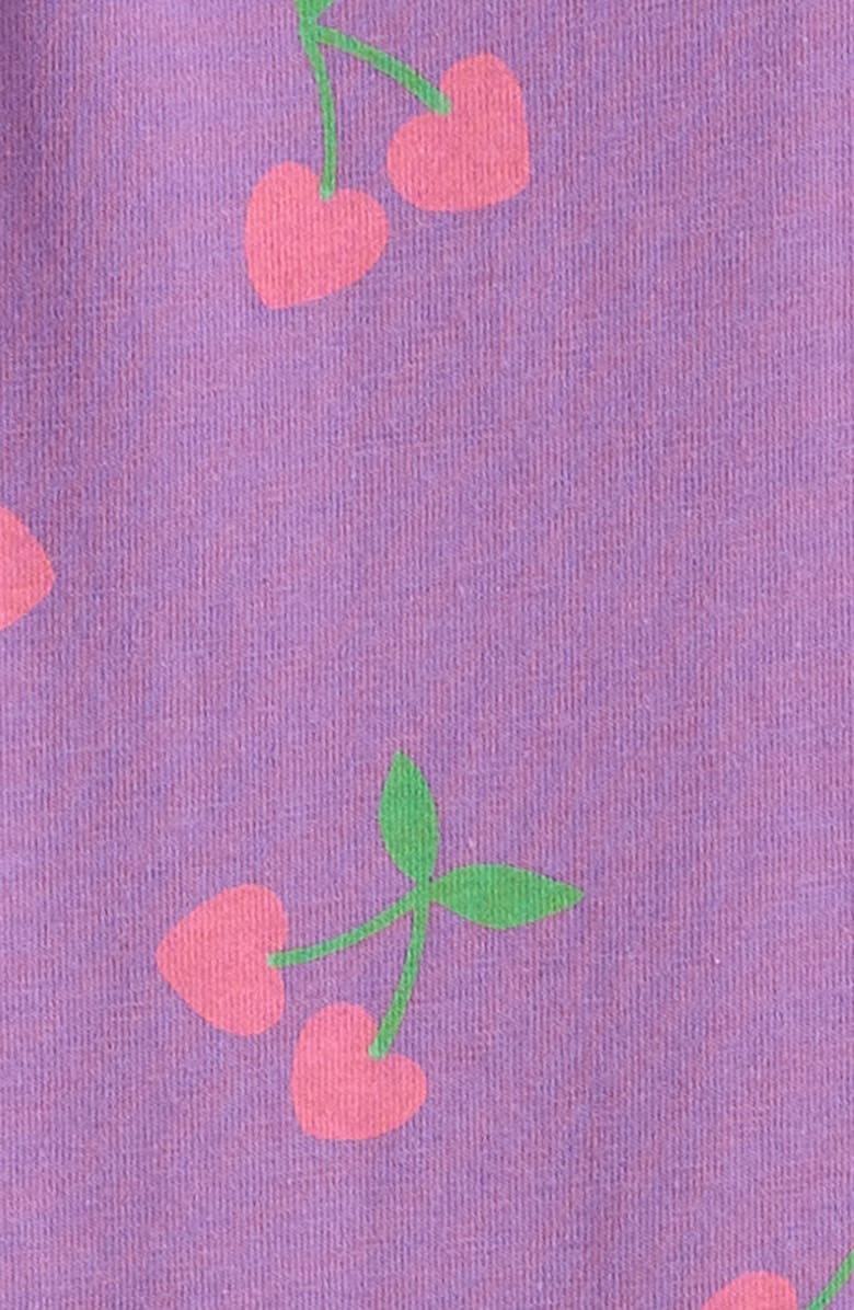 Tucker + Tate Kids' Core Leggings, Alternate, color, Purple Foxglove Cherry Hearts