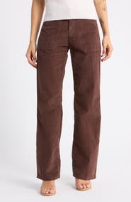 SUPPLIES BY UNIONBAY Marcie High Waist Wide Leg Corduroy Pants