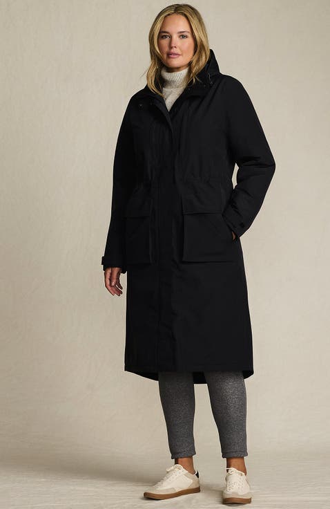 Plus Size Squall Waterproof Insulated Winter Stadium Maxi Coat