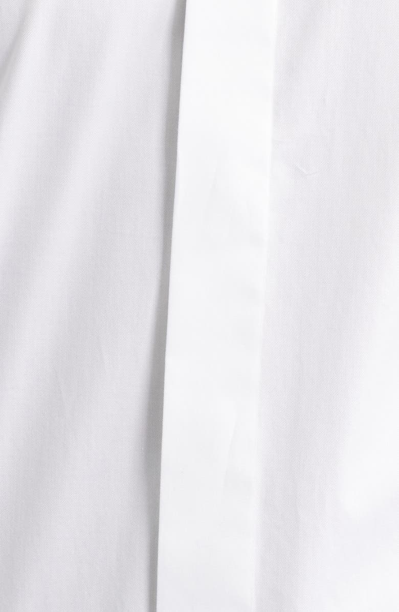 Jack Victor Edmund White Cotton Twill Tuxedo Shirt, Alternate, color, White