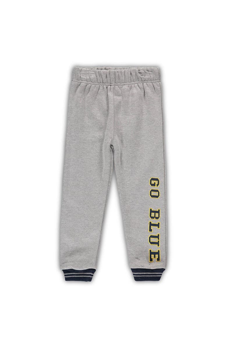 COLOSSEUM Toddler Colosseum Navy/Heathered Gray Michigan Wolverines Poppies Hoodie and Sweatpants Set, Alternate, color, Navy