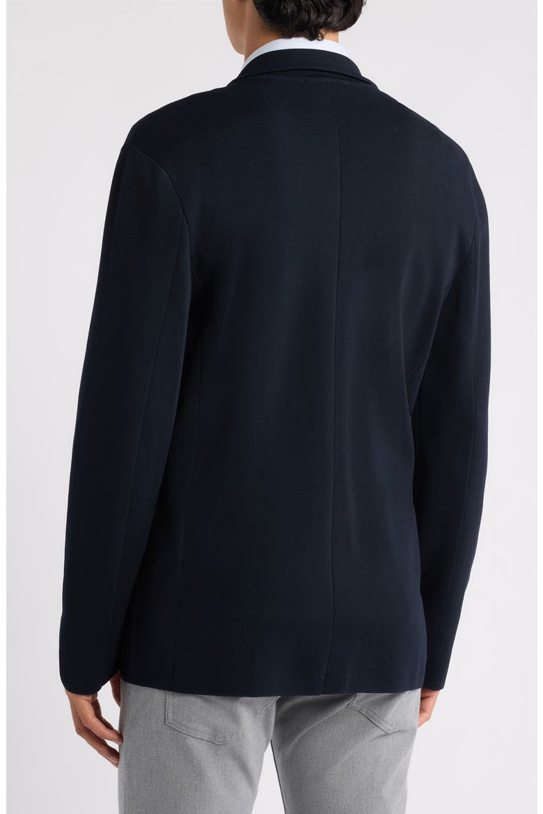 Lightweight Knit Sport Coat, Alternate, color, SOLID BLUE NAVY