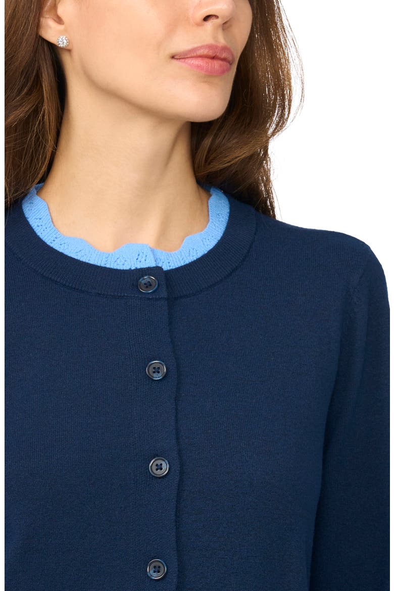 Crewneck Cardigan, Alternate, color, BLUE MIDNIGHT